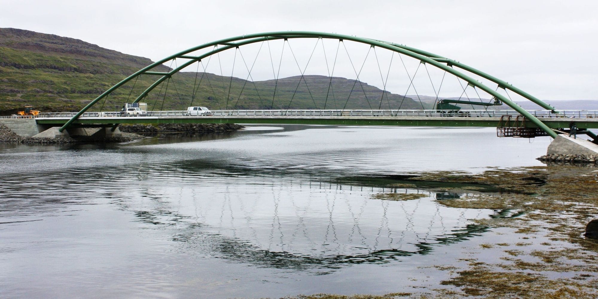 Bridge over a river.