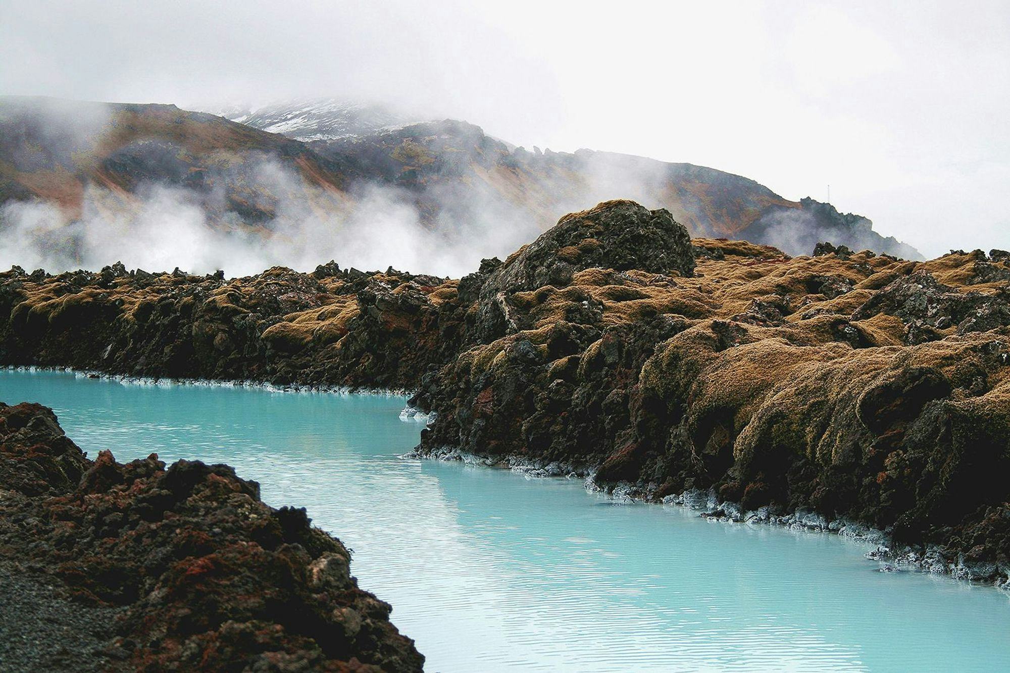 Gepthermal pool in Iceland.